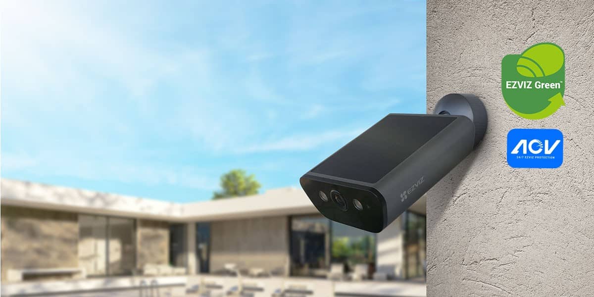 IP камера EZVIZ EB5 4K со встроенной солнечной панелью