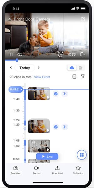 Библиотека записей EZVIZ