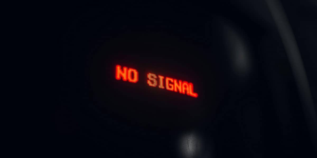 Отсутствие сигнала