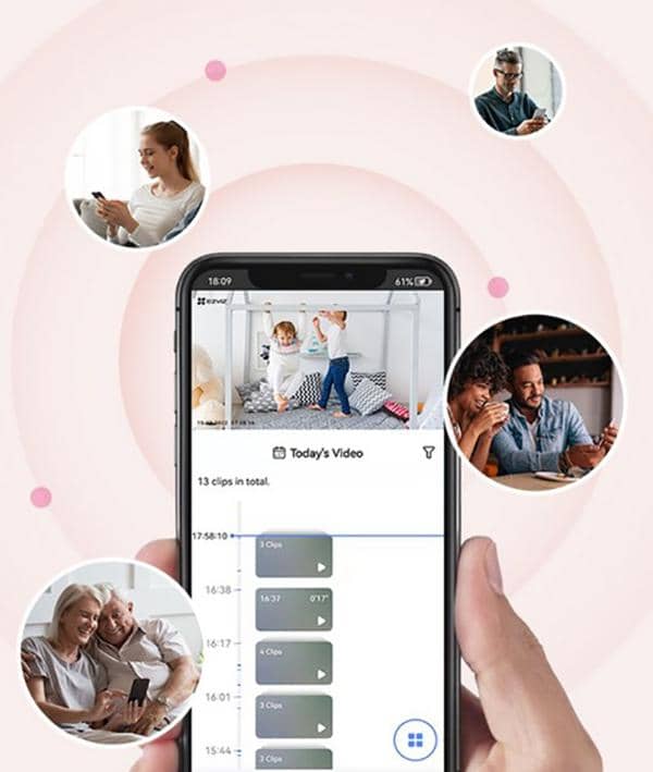 Видеоняня EZVIZ BM1, приложение EZVIZ