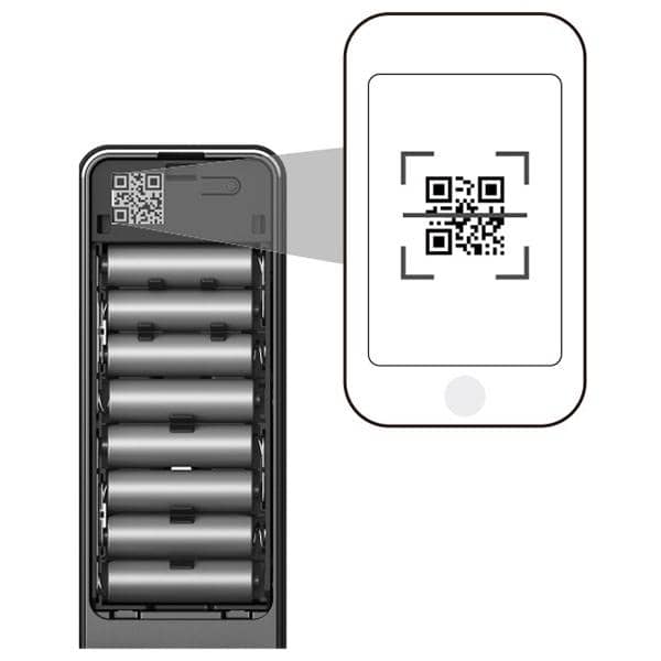 EZVIZ DL05, сканирование QR-кода