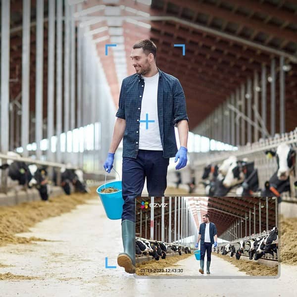 EZVIZ EB8 4G, распознавание фигуры человека