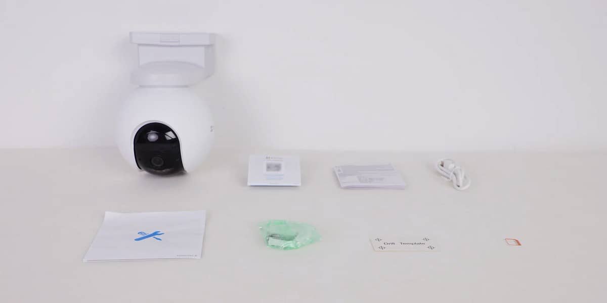 EZVIZ EB8 4G, комплектация