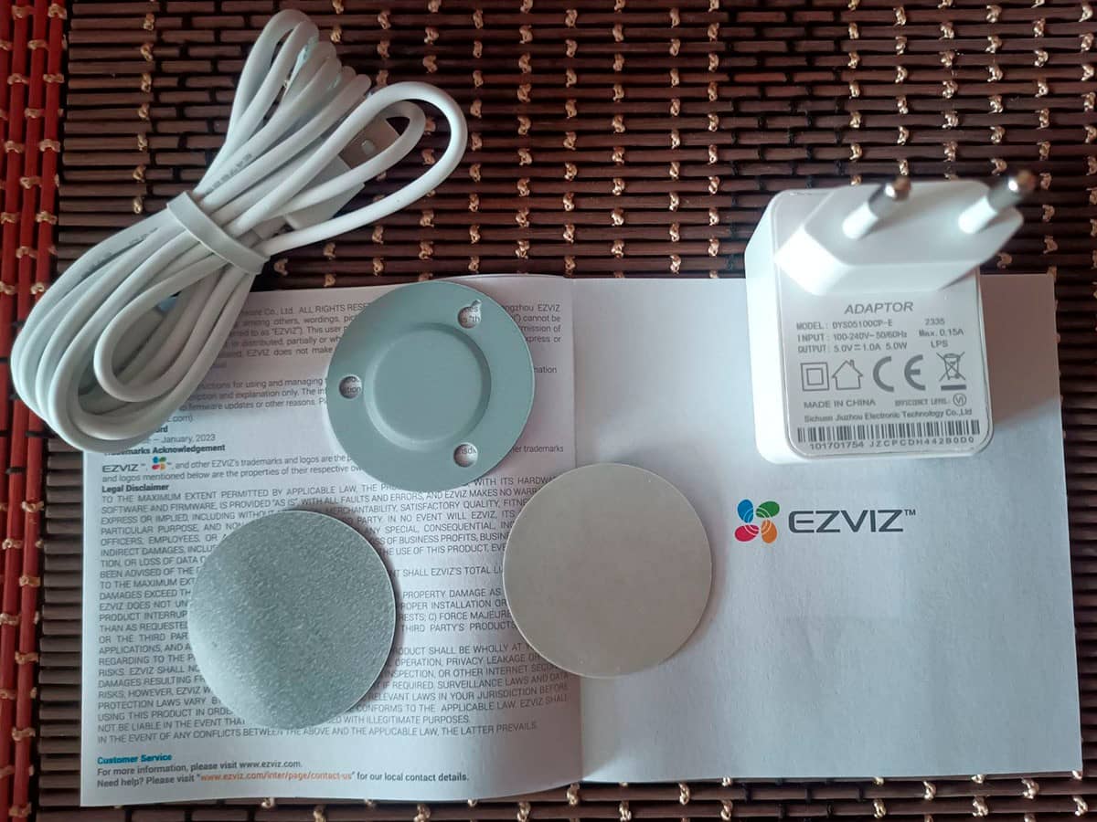 EZVIZ H1c, комплектация
