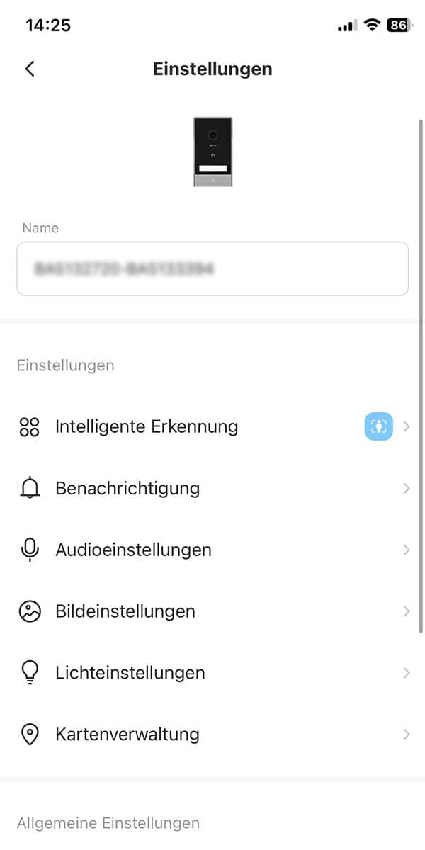Приложение EZVIZ для видеодомофона EZVIZ HP7