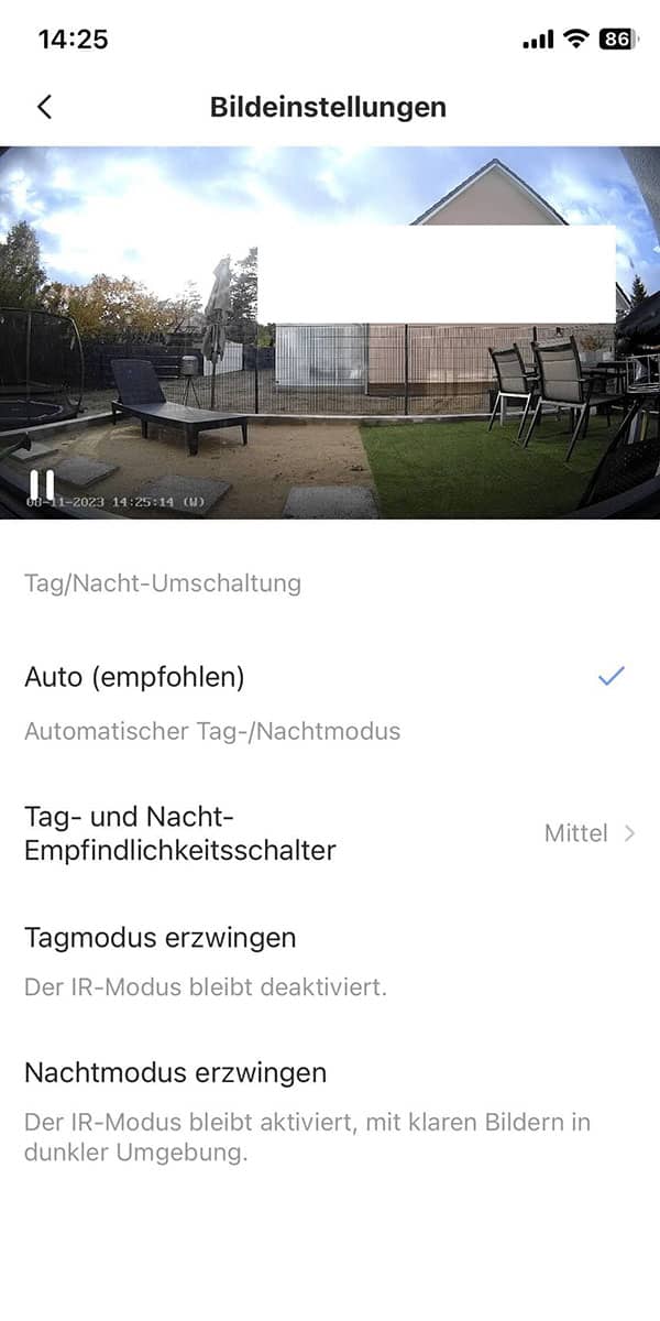 Трансляция с видеодомофона EZVIZ HP7