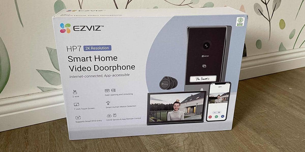 Коробка комплекта видеодомофона EZVIZ HP7