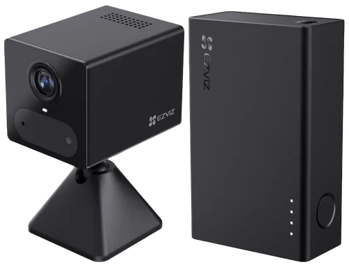 Комплект внутренняя IP мини камера EZVIZ CB2 4G 2K 3 Мп (4 мм) черная с модулем питания