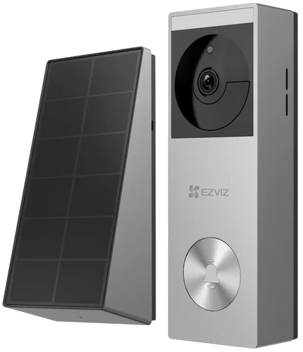 Беспроводной Wi-Fi видеодозвонок с солнечной панелью EZVIZ HP3 Pro 2K 3 Мп (2,3 мм)