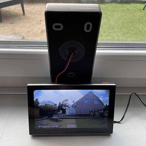 Видеозапись с видеодомофона EZVIZ HP7