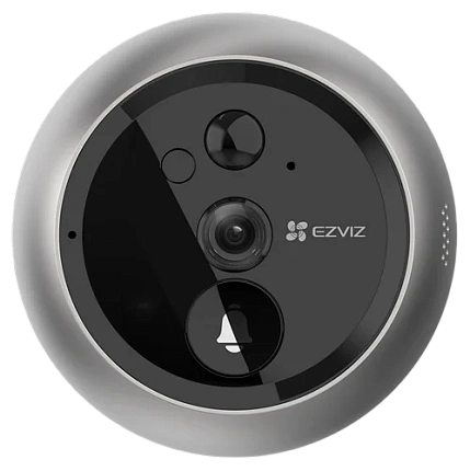 Беспроводной Wi-Fi видеоглазок EZVIZ DP2 2K 3 Мп (2 мм)