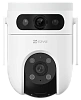 Комплект 4 уличные поворотные IP камеры EZVIZ H9c Dual 3K 5 Мп (2,8 и 6 мм) с видеорегистратором X5S