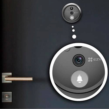 Беспроводной Wi-Fi видеоглазок EZVIZ HP4 2 Мп (2 мм)