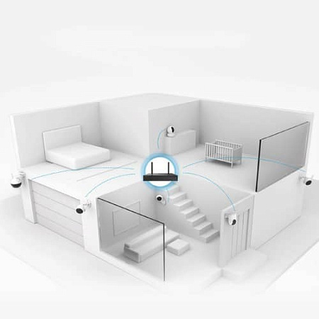 Видеорегистратор (NVR) 8-ми канальный EZVIZ X5S