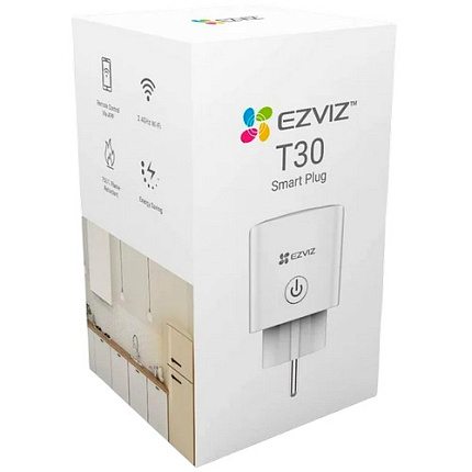 Wi-Fi умная розетка EZVIZ T30-10B-EU