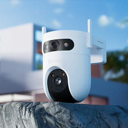 Wi-Fi уличная поворотная IP камера EZVIZ H9c Dual 3K 5 Мп (2,8 и 6 мм)