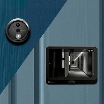 Беспроводной Wi-Fi видеоглазок EZVIZ HP4 2 Мп (2 мм)