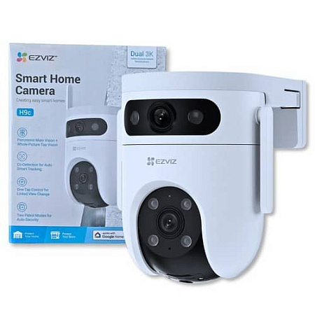 Wi-Fi уличная поворотная IP камера EZVIZ H9c Dual 3K 5 Мп (2,8 и 6 мм)