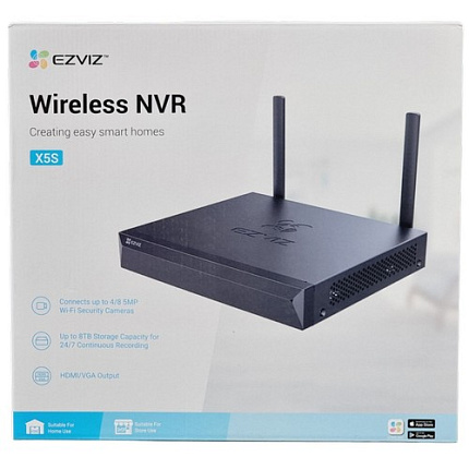 Видеорегистратор (NVR) 8-ми канальный EZVIZ X5S Видеорегистратор (NVR) 8-ми канальный EZVIZ X5S