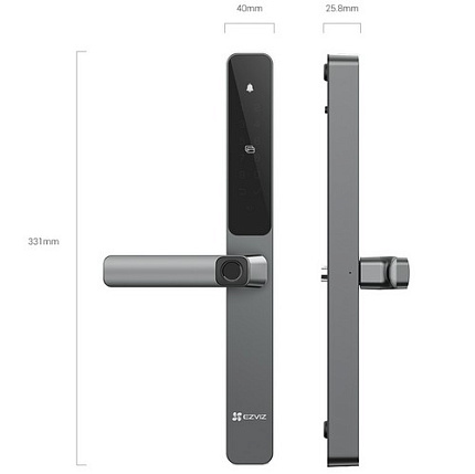 Биометрический электронный Wi-Fi дверной замок EZVIZ DL06