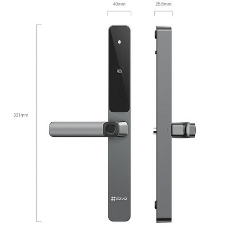 Биометрический электронный Wi-Fi дверной замок EZVIZ DL06 Pro