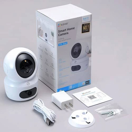 Wi-Fi внутренняя поворотная IP камера EZVIZ H7c Dual 2K+ 4 Мп (2,8 и 6 мм)