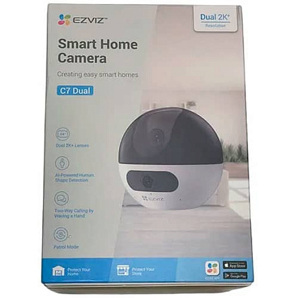 Wi-Fi внутренняя поворотная IP камера EZVIZ C7 Dual 2K+ 4 Мп (2,8 и 6 мм)