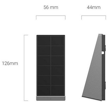 Беспроводной Wi-Fi видеодозвонок с солнечной панелью EZVIZ HP3 Pro 2K 3 Мп (2,3 мм)