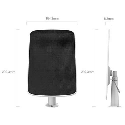 Комплект 2 уличные IP камеры EZVIZ EB3 3 Мп (2,8 мм) с 2 солнечными панелями