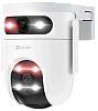 Комплект 4 уличные поворотные IP камеры EZVIZ H9c Dual 3K 5 Мп (2,8 и 6 мм) с видеорегистратором X5S