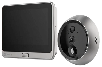 Беспроводной Wi-Fi видеоглазок EZVIZ DP2 2K 3 Мп (2 мм)