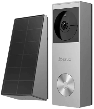 Беспроводной Wi-Fi видеодозвонок с солнечной панелью EZVIZ HP3 Pro 2K 3 Мп (2,3 мм)