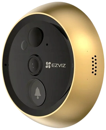 Беспроводной Wi-Fi видеоглазок EZVIZ DP2C Gold 2 Мп (2 мм)