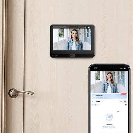 Беспроводной Wi-Fi видеоглазок EZVIZ HP4 2 Мп (2 мм)