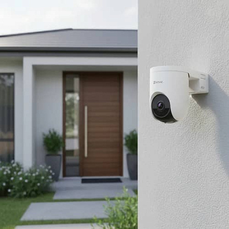 Комплект уличная поворотная IP камера EZVIZ HB8 Lite 4G 2K+ 4 Мп (4 мм) с солнечной панелью