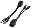 Комплект адаптеров POE с разъемами типа RJ45 и DC 2.1 / 5.5