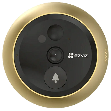 Беспроводной Wi-Fi видеоглазок EZVIZ DP2C Gold 2 Мп (2 мм)
