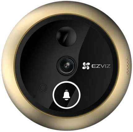 Беспроводной Wi-Fi видеоглазок EZVIZ EP4 Gold 4K 8 Мп (2 мм)
