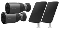 Комплект 2 уличные IP камеры EZVIZ BC1C 4 Мп (2,8 мм) с 2 солнечными панелями