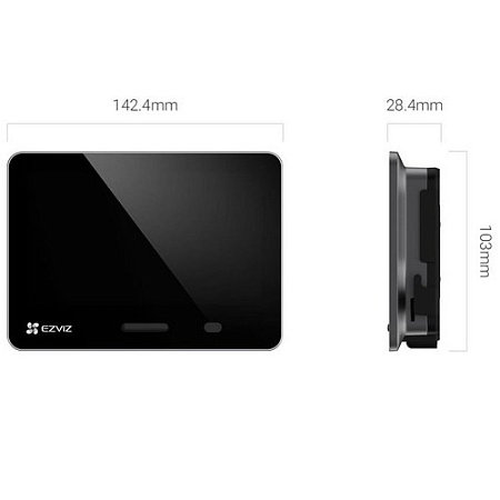 Беспроводной Wi-Fi видеоглазок EZVIZ EP4 4K 8 Мп (2 мм)